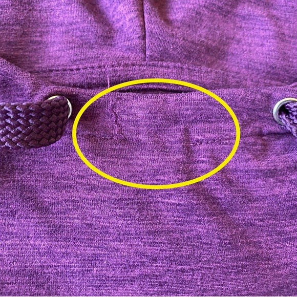 GapFit Brushed Tech Jersey Purple Drawstring Hoodie
- M - Picture 11 of 12